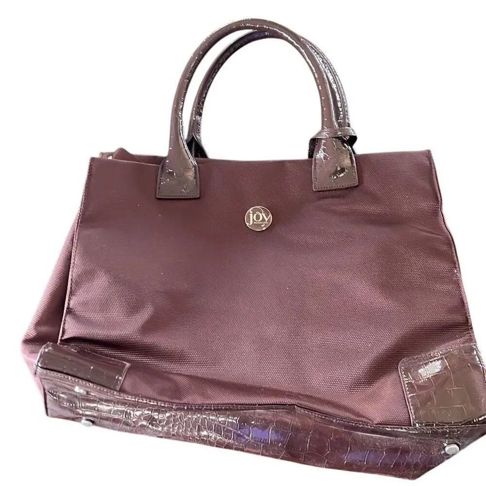 Joy, Mangano, chocolate tote bag
